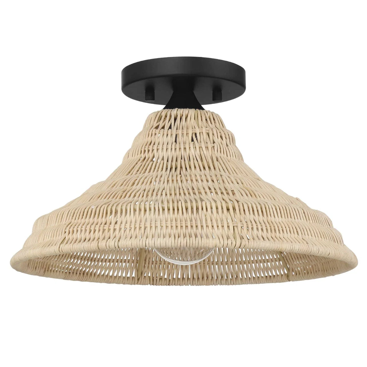 Agoura 1 Light Medium 14 Inch Flush Mount