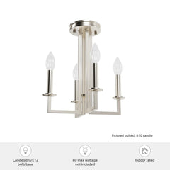 4 Light Bearden Semi-Flush Mount
