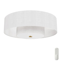 Brookside Jasmine Roth Indoor Fandelier with LED Light 30 inch with remote