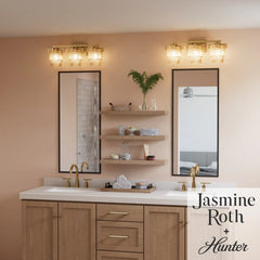 Ontario Jasmine Roth 3 Light Medium 24 Inch Bath Vanity