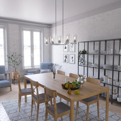 Hartland 8 Light Linear Chandelier