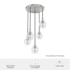 Maple Park 5 Light Round Cluster