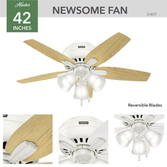 Newsome Low Profile with 3 Lights 42 inch