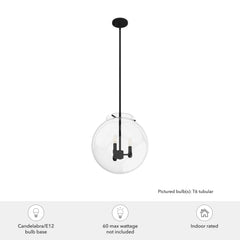 Sacha 3 Light Globe Pendant