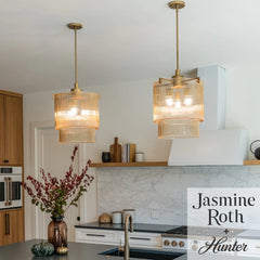 Ontario Jasmine Roth 3 Light Large 17 Inch Pendant