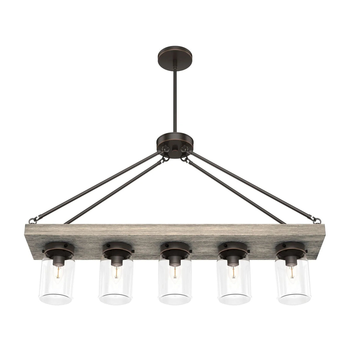 Devon Park 5 Light Linear Chandelier