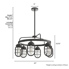 Starklake 6 Light Chandelier