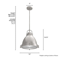Bridgemoor 2 Light Pendant