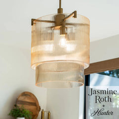 Ontario Jasmine Roth 3 Light Large 17 Inch Pendant