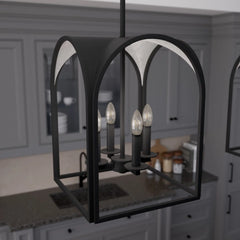 Dukestown Lantern Pendant 4 Light 12 inch