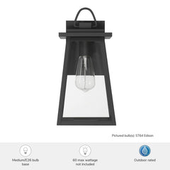 Ivory Dusk Outdoor 1 Light Medium 14 Inch Wall Light