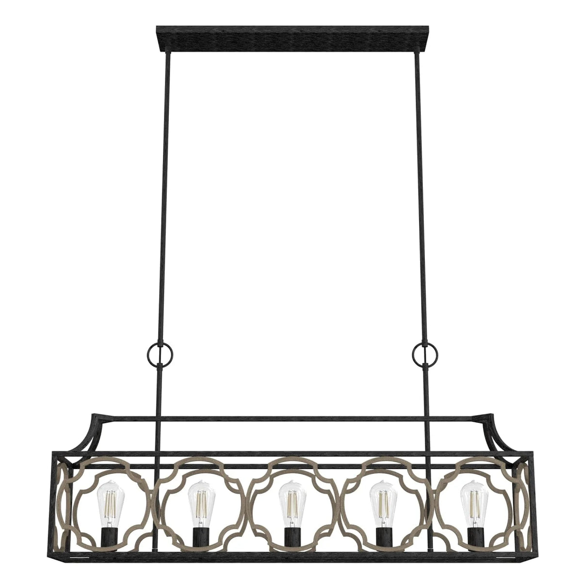 Stone Creek 5 Light Linear Chandelier
