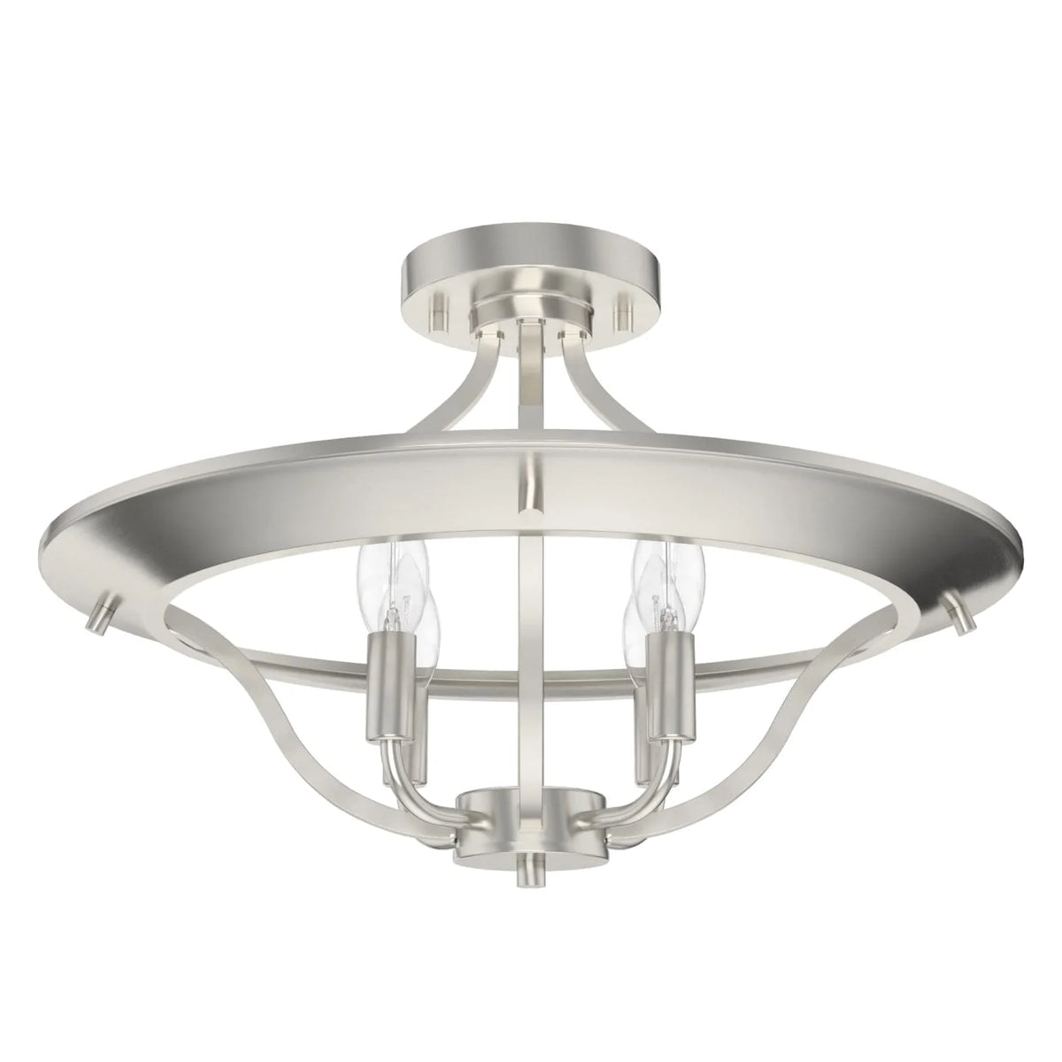 Perch Point 4 Light Semi-Flush Mount