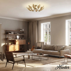 Juneway 10 Light Large 28 Inch Flush Chandelier