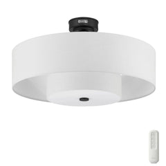 Brookside Jasmine Roth Indoor Fandelier with LED Light 30 inch with remote