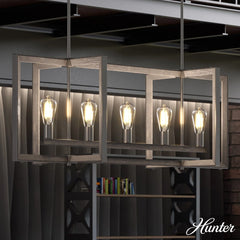 Woodburn 5 Light Linear Chandelier