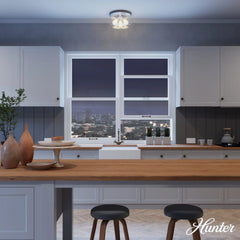 Devon Park 3 Light Flush Mount