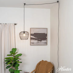 Redding 1 Light Medium 12 Inch Swag Plug-In Pendant