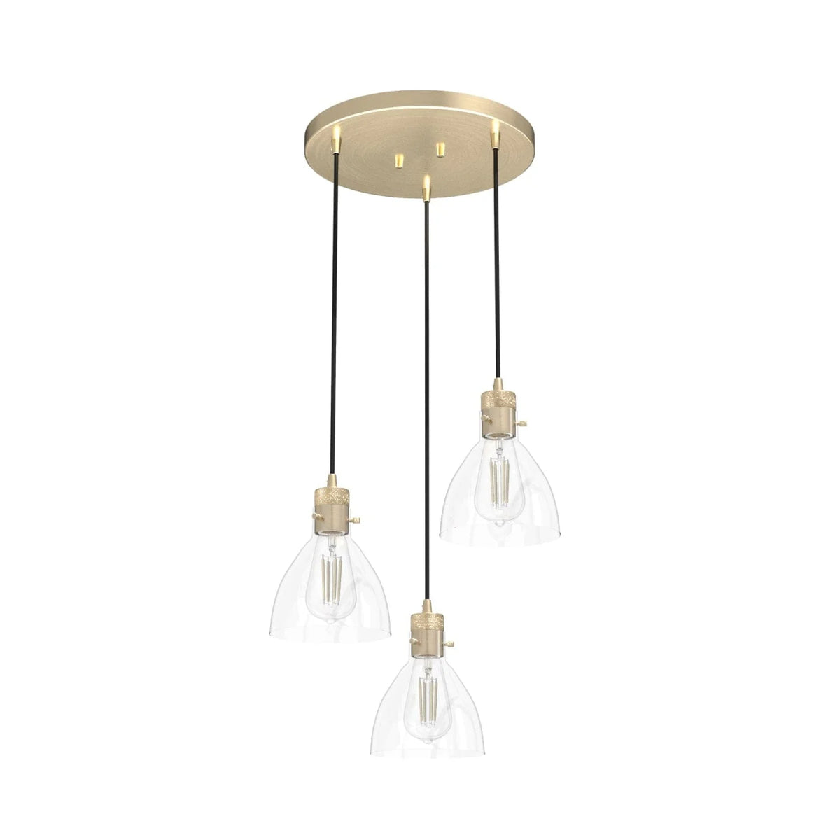 Van Nuys 3 Light Round Cluster